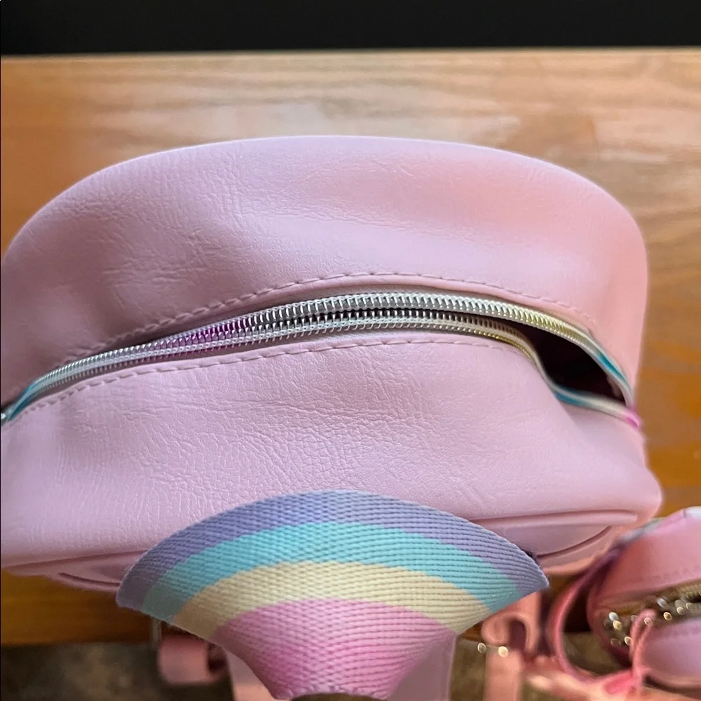 OMG Kids Mini Backpack and Pouch Set with Paris Design